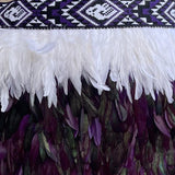 Purple and White Maori Korowai Cape - ShopNZ