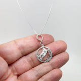 Sterling Silver NZ Map Charm or Necklace - ShopNZ