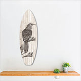 NZ Surfboard Art Tui Bird - ShopNZ