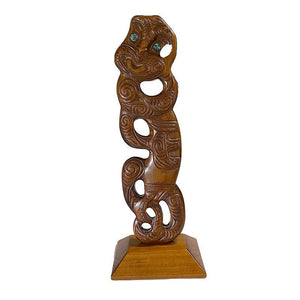 Large Maori Poupou Wall Panel Trophy