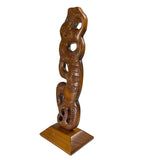 Large Maori Poupou Wall Panel Trophy
