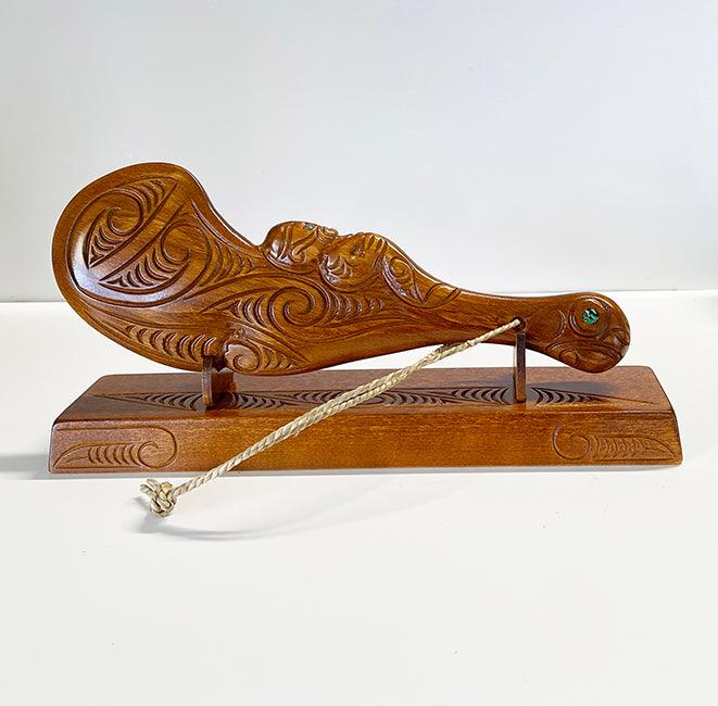 38cm Carved Wahaika Replica Club - ShopNZ