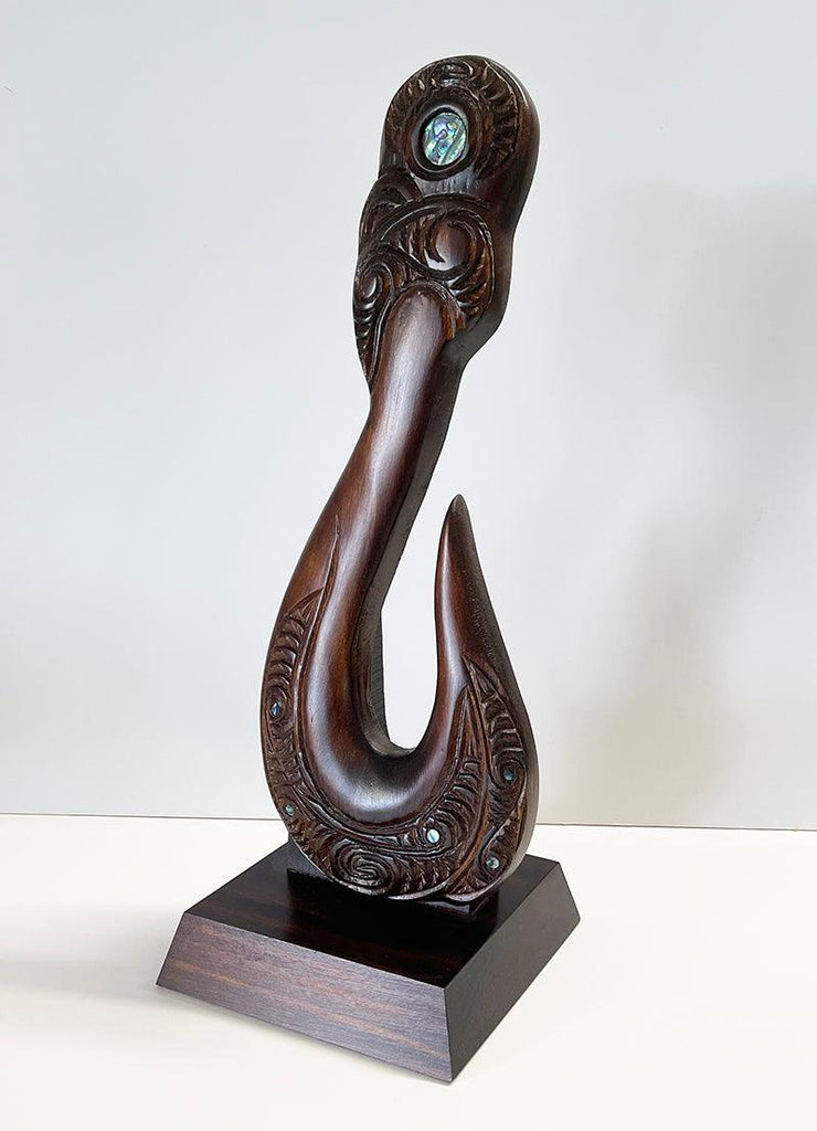 Large Maori Fish Hook Trophy - ShopNZ