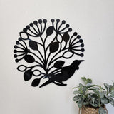 NZ Made Tui and Pohutukawa Art Circle - ShopNZ