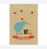 Kiwi Bird Happy Christmas Card - ShopNZ