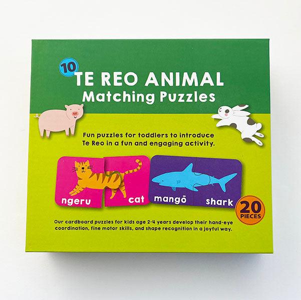 Bilingual Maori English Animal Matching Puzzle - ShopNZ
