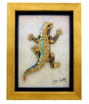 Tuatara Framed Wall Art - ShopNZ