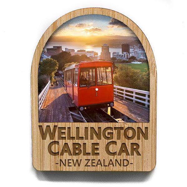 Wellington NZ Cable Car Fridge Magnet