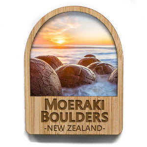 Moeraki Boulders NZ Fridge Magnet - ShopNZ