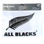 Large All Blacks Rugby Black Decal