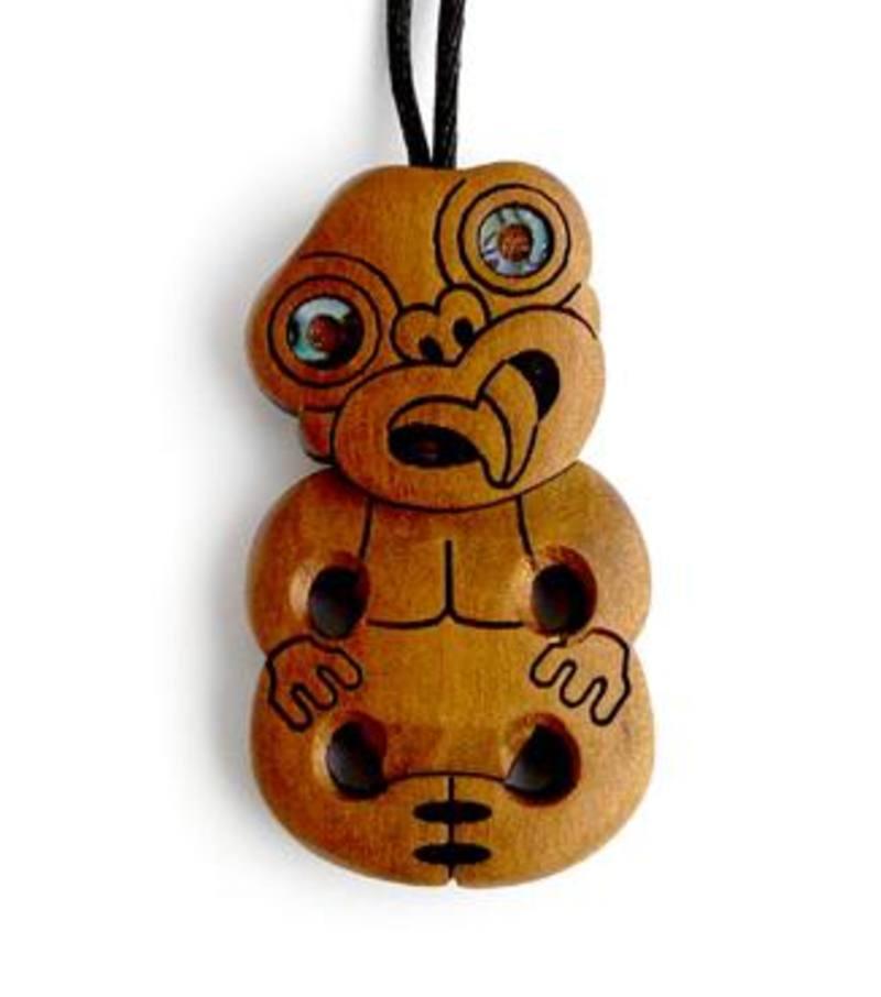 Maori Kauri Tiki Necklace - ShopNZ