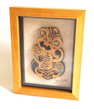 Framed Maori Tiki - ShopNZ