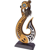 Maori Fish Hook Trophy or Ornament - ShopNZ