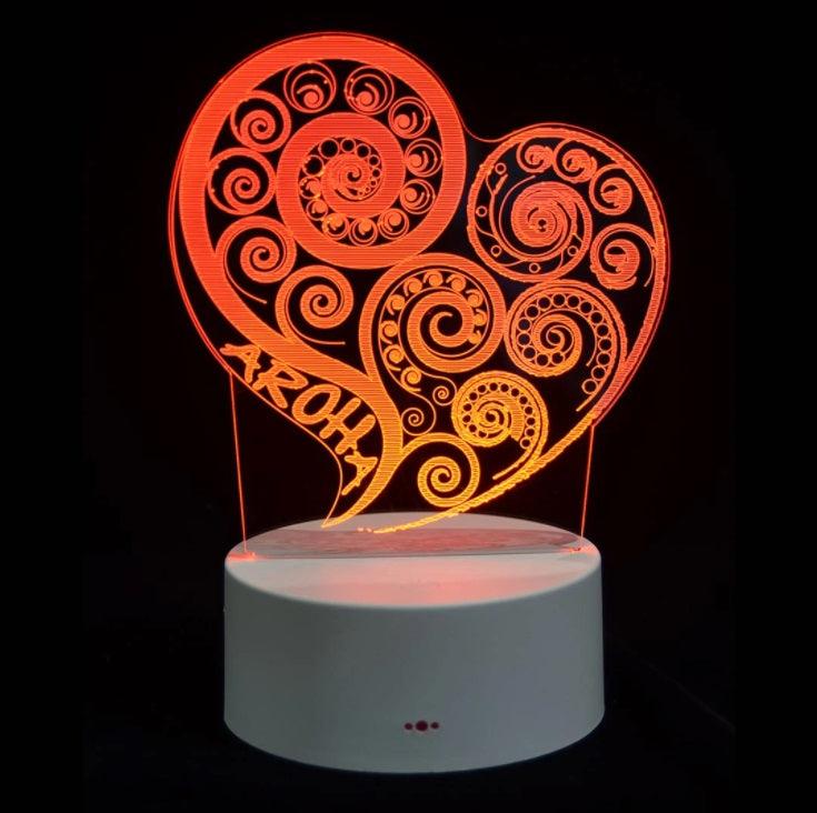 Aroha Love LED Night or Mood Light - ShopNZ