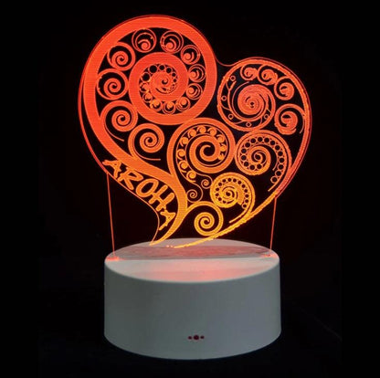 Aroha Love LED Night or Mood Light - ShopNZ