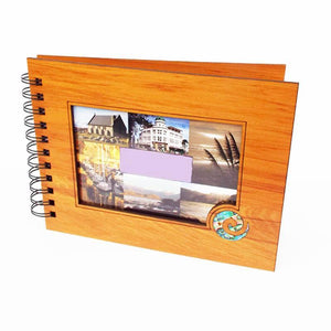 Cutout NZ Rimu and Paua Shell Photo Album - ShopNZ
