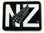 NZ Silver Fern Iron on Patch or Badge