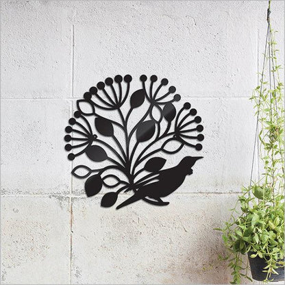 Beautiful Indoor Outdoor Tui and Pohutukawa Art Circle - ShopNZ