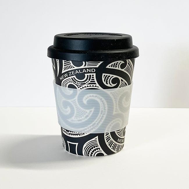 Black Maori Tattoo Bamboo Coffee Cup Mug - ShopNZ