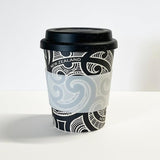 Black Maori Tattoo Bamboo Coffee Cup Mug - ShopNZ