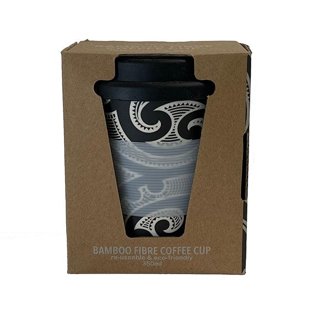 Black Maori Tattoo Bamboo Coffee Cup Mug - ShopNZ