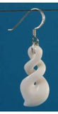 Maori Bone Double Twist Earrings - ShopNZ