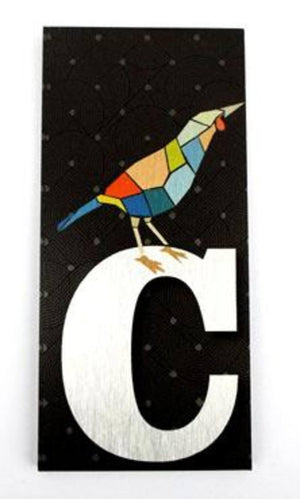 Aluminium Saddleback Bird House Letter C - ShopNZ