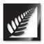 Square Silver Fern Indoor Outdoor Panel