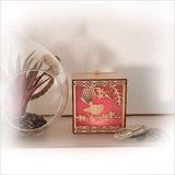 NZ Fantail on Manuka Branch LED Tealight Box - ShopNZ