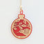 Red NZ Kiwi Bird Christmas Ornament