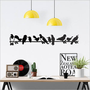 Flock of Native NZ Birds Wall Art - ShopNZ