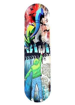 Graffiti Kiwi NZ Skateboard Art - ShopNZ