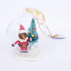 Kiwi in a Christmas Ball Ornament - ShopNZ
