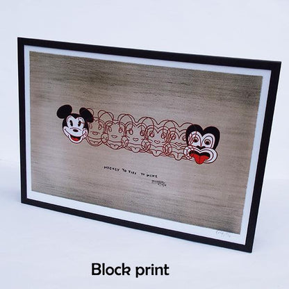Dick Frizzell From Mickey to Tiki Tu Meke NZ Art Print - ShopNZ