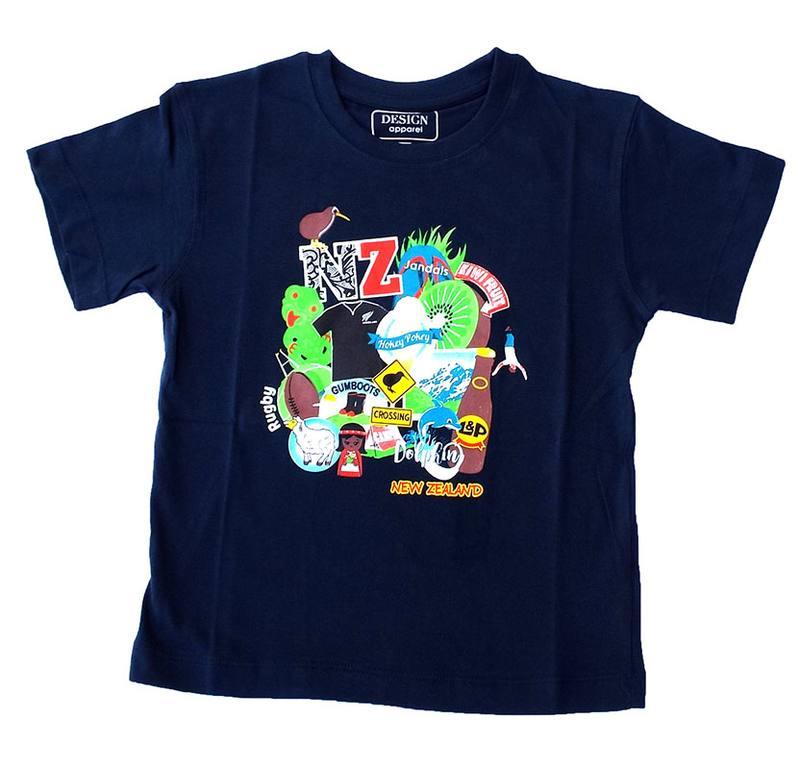 Kids Souvenir New Zealand T-shirt - ShopNZ