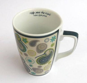 Paisley Save the Kiwi Coffee Cup - ShopNZ