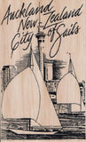 Auckland New Zealand Wooden Postcard - ShopNZ