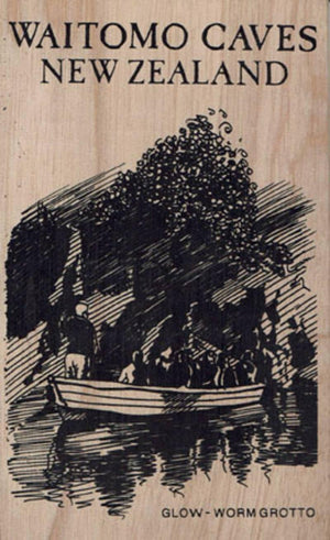 Waitomo Caves NZ Wooden Postcard - ShopNZ