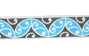 Blue and Black Maori Koru Braid - ShopNZ