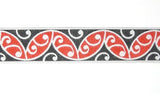 Red and Black Maori Koru Braid - ShopNZ