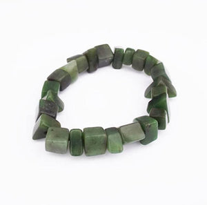 Genuine NZ Greenstone Chunk Bracelet - ShopNZ