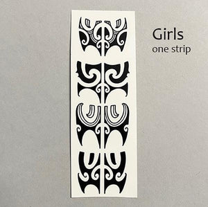 Girls and Womens Chin Moko Temporary Tattoos - ShopNZ