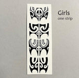 Girls and Womens Chin Moko Temporary Tattoos - ShopNZ