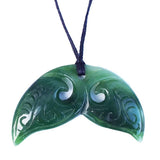 Greenstone Whale Tail Koru Necklace - ShopNZ