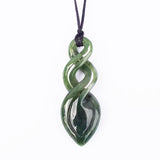 Greenstone Double Twist Love Necklace - ShopNZ