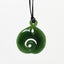 Greenstone Maori Twist with Inner Koru Necklace