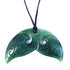 Greenstone Whale Tail Koru Necklace - ShopNZ