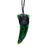 NZ Greenstone Bound Whale Tooth Necklace - ShopNZ