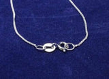 Sterling Silver Diamond Cut Curb Neck Chain 45cm - ShopNZ