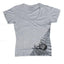 Womens Marl Grey Kiwi Silver Fern T-shirt